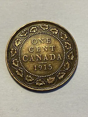 Canada 1 Cent 1915 As Pictured. Free Postage • £3.50