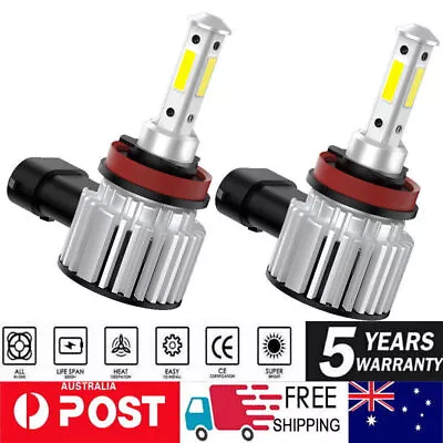 H11/H8/H9 LED Headlight Kit Bulbs 2000W 300000LM 6000K Globe Bulbs High/Low Beam • $13.99