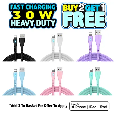 ONYX® USB For Apple IPhone Long Charger Fast Cable Lead6 7 8 X XS XR 11 12 13 14 • £4.99