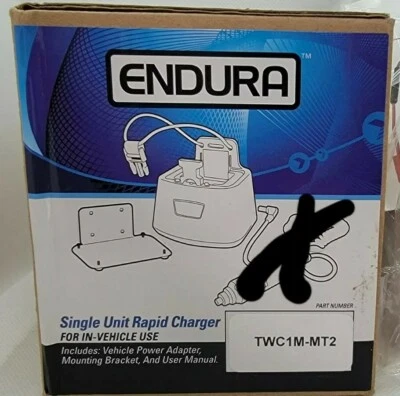 $34.99 • Buy Endura Vehicle Charger For Motorola HT1250 EX500 Pro5100 EX600 & More
