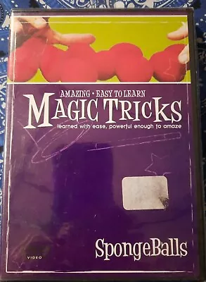 Amazing Easy To Learn Magic Tricks - Spongeballs (DVD 2008) Magic Makers Inc. • $11