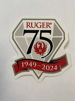 Genuine OEM Ruger 75th Anniversary Sticker Logo Decal 3 X3  • $5.50