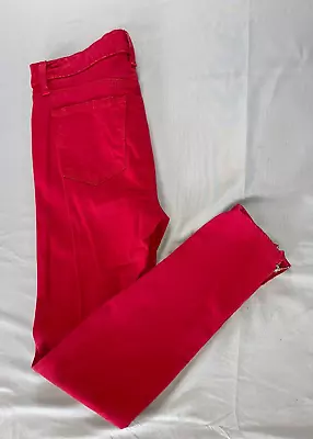 J Brand 'Ankle Crop' Stretch Zip Cuff Jeans In Red Burn. Women's 26 GUC!! • $24.99
