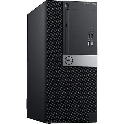 Dell Optiplex 7060 Mini Tower 3.0 GHz  I5-8500 16GB RAM 256GB  SSD DVDRW Win10 • $165