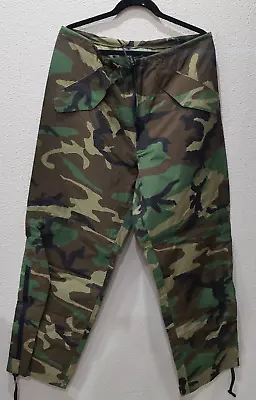 New Military Goretex Trousers Cold Weather Camouflage Small Regular  27-31 • $45.95