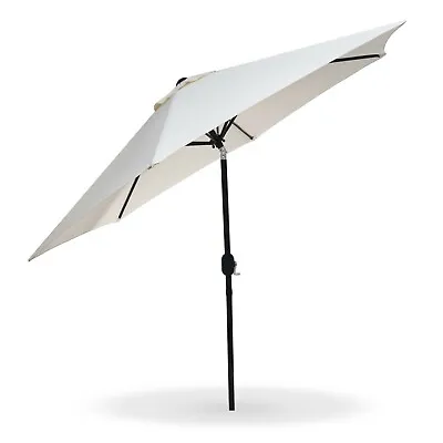 £34.95 • Buy 2.7M UV50 Round Garden Parasol Sun Shade Outdoor Patio Umbrella W/ Crank Tilt UK