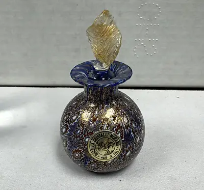 Murano Millefiori Bucella Cristalli Perfume Bottle Italy Vintage (B53) • $200