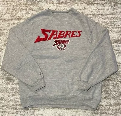 Buffalo Sabres Vintage Goathead Majestic Crewneck Size Large • $48