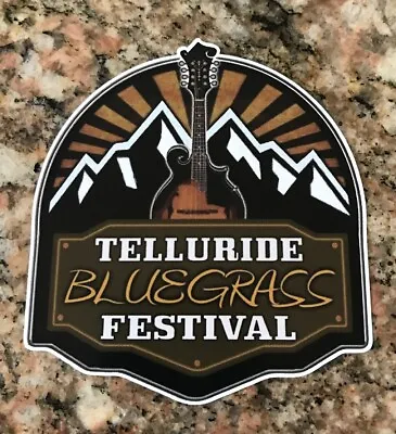Telluride Bluegrass Festival Sticker - Music Festival Colorado Country Jam Fest • $3.99