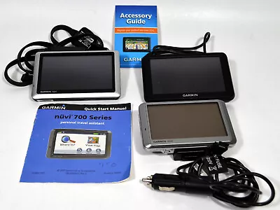 Three Garmin GPS Units - Garmin Nuvi 750 Garmin Nuvi 1450 Garmin Nuvi 50LM • $14.99