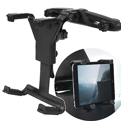 360° Car Seat Headrest Holder Mount For 7 -12  Inch Screen IPad / Tablet Samsung • £8.79