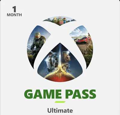 Xbox Game Pass Ultimate 1 Month Live Gold Membership - Existing Users • $12