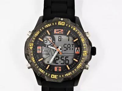 Stauer 24629 Black Coated Steel Case 48mm Analogue & Digital Gents Watch  • £23.75