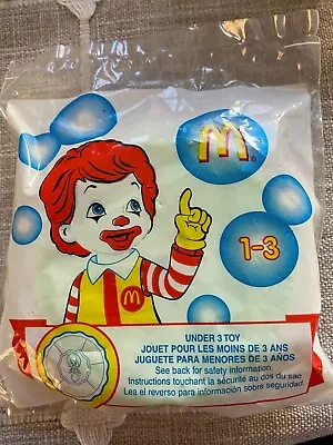 2018 McDonald's Happy Meal Under-3 Activity Toy With Baby Ronald Spinner • $4