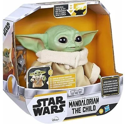 NEW Hasbro Star Wars The Mandalorian The Child Baby Yoda Animatronic Toy Figure • $45