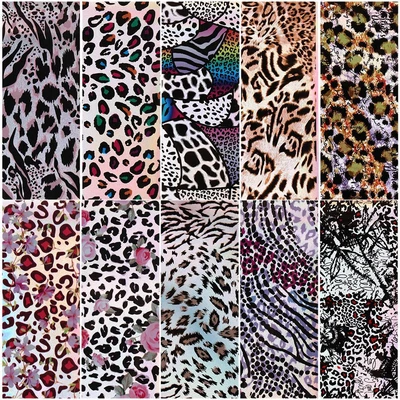 £2.70 • Buy Art Decoration Water Transfer Decal Starry Paper Nail Sticker Leopard Print