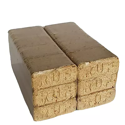 Heat Logs Briquettes Firewood Oak Energy Eco Wood Stove Open Fire Log Fuel 20kg • £21.99