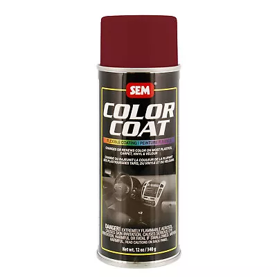 SEM Color Coat Firethorn Red Vinyl Spray Auto Paint Car 12 Oz. SEM 15113 • $16.99