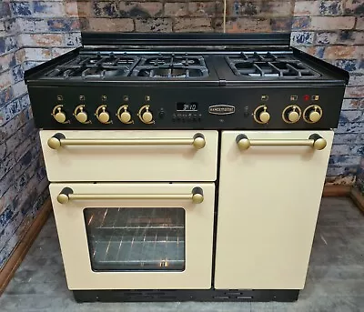 Rangemaster 90 All Gas Cream Glass Lid - DELIVERY AVAILABLE • £790