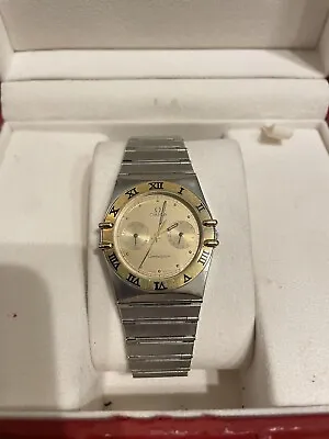 Used Authentic Vintage Omega Constellation Two Toned Mens Watch • $599