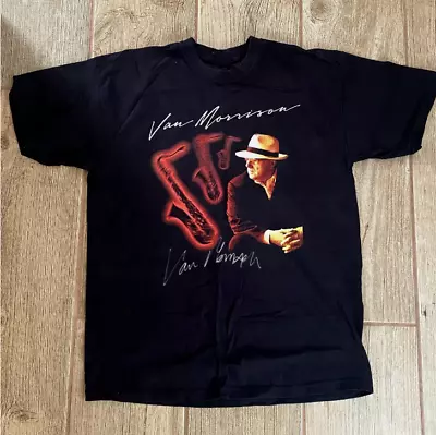 Vintage Van Morrison Reprint Cotton Black For Men Women T-Shirt • $19.94