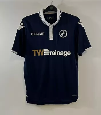 Millwall Home Football Shirt 2018/19 Adults Large Macron H161 • £29.99