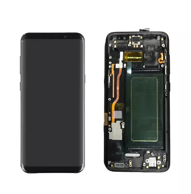 OEM OLED Display Screen Replacement With Frame Fit For Samsung S8. • $189.99
