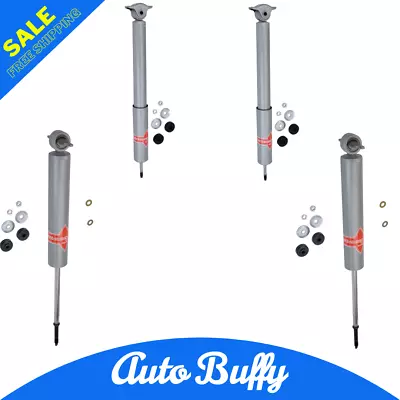 KYB Front&Rear Shock Absorber-Gas-a-Just Set Of 4 Fits 88-91 MERCEDES-BENZ 300SE • $193.95
