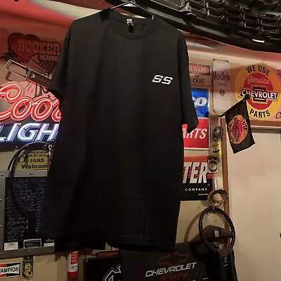 $21.95 • Buy GENUINE CHEVY Silverado SS Black LOGO STYLE T-Shirt LSX V8 Chevrolet GMT 350 454
