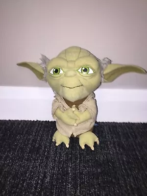 Star Wars Yoda Talking Soft Toy 8 - Good Condition Plush • £9.99