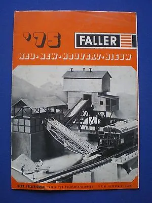 Faller - Model Railway Models ( HO & N ) - Catalogue Supplement 1975 • £3.95