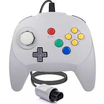 Retro Wired N64 Controller USB Gamepad Joystick For Nintendo 64 Console/ Mac Pc • $13.99