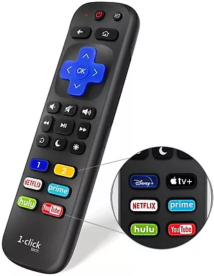 2-in-1 Remote For Roku TV(Default)/for Roku Express/4K/+/Premiere/Ultra 1/2/3/4 • $12.99