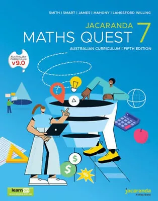 NEW Jacaranda Maths Quest 7 Australian Curriculum 5e LearnON And Print By Cathe • $81.65