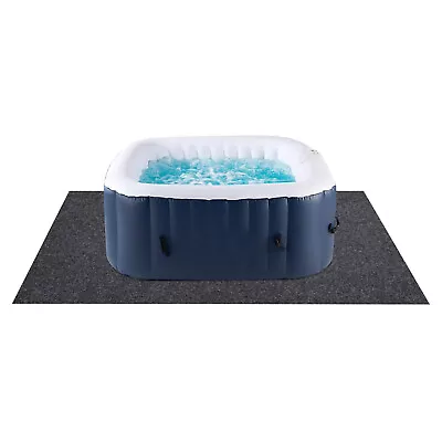 Extra Large Hot Tub Pad 74x72 Inch Inflatable Hot Tub Mat Outdoor/Indoor Ground • $36.99