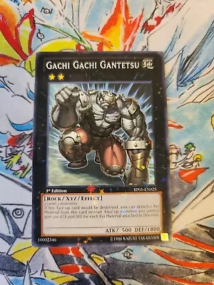 YuGioh Gachi Gachi Gantetsu NM (1st Ed.) BP01-EN025 Starfoil Rare Card • $1.99