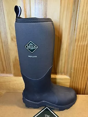 Muck Men's Wetland Waterproof Insulated Hunting Boots - Brown 8 (WET-998K) • $160