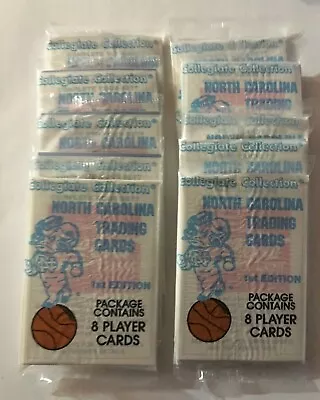 10 Factory Sealed 1989 North Carolina Michael Jordan College Rookie Packs 1st Ed • $30