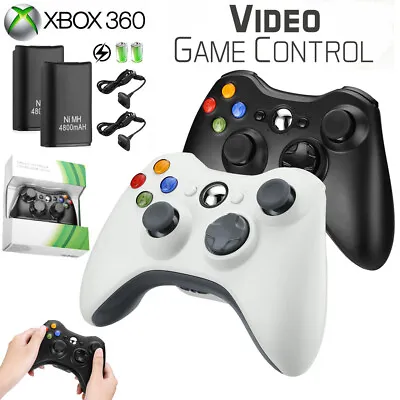 Wired Wireless Game Controller Gamepad Joystick For Microsoft Xbox 360 PC 7 8 10 • $25.59