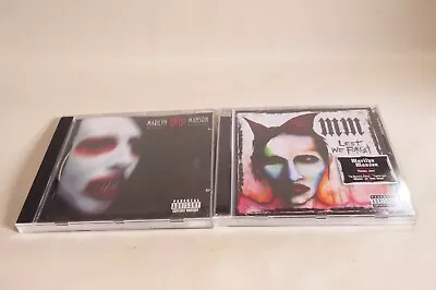 2 X Marilyn Manson CD's Lest We Forget Golden Age Grotesque • $10.74