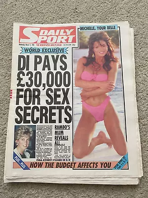 Daily Sport Newspaper 17th March 1993 Sian Adey-Jones • £14.99