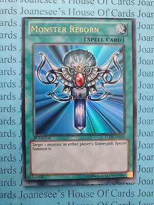 Monster Reborn LCJW-EN060 Ultra Rare Yu-Gi-Oh Card 1st Edition New Miscut • £7.99