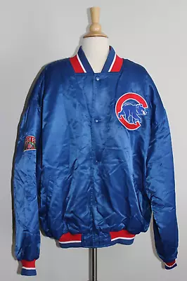 Vintage Starter Jacket Chicago Cubs Men's XL Authentic Diamond Collection Coat • $100