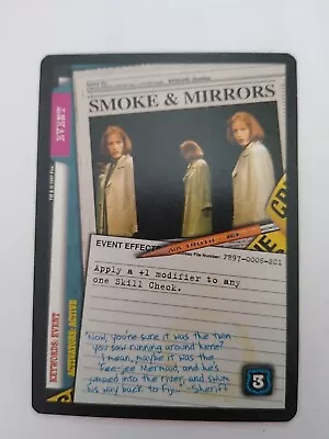 The X-Files CCG Smoke & Mirrors Magazine Promo Event Card  • $5