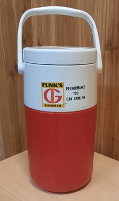 $9.99 • Buy Funk's Hybrid  Coleman Water Beverage Jug Thermos Excellent 