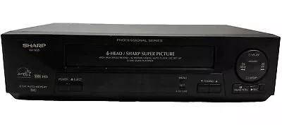 Sharp XA-905 Professional Series 4-Head VHS VCR Player Recorder Ships FREE • $74.95