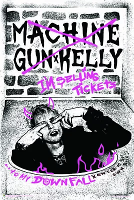 MACHINE GUN KELLY - TICKETS MUSIC POSTER - 24x36 - 0910 • $11.95