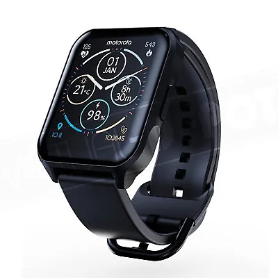 Motorola Moto Watch 70 (2023) 1.69  43mm Zinc Alloy Case Bluetooth IP67 - NEW! • $104