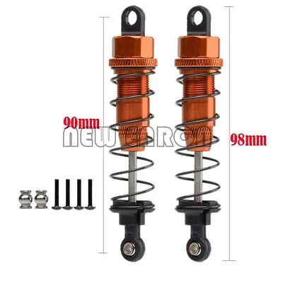 Orange Aluminum 90MM Oil Adjustable Shocks For RC 1:10 AXIAL SCX10 ELECTRIC 4WD • $5.92