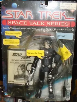 Star Trek - Space Talk Series   Talking Borg Figure - 1995 Voice Still Works • $9.78